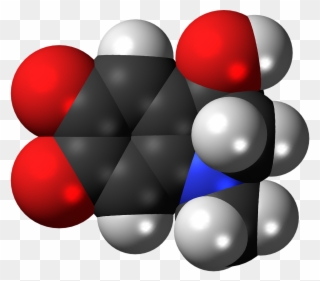 Adrenochrome Molecule Model - Balls Clipart