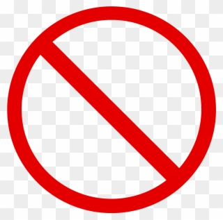 The No Entry Clipart