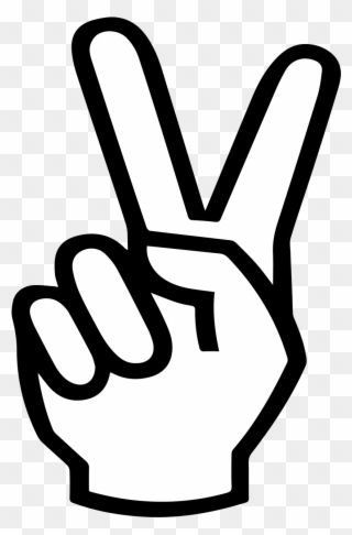 Peace Sign Hand Svg , Png Download - Transparent Peace Sign Hand Clipart
