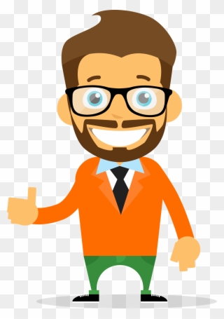 Cartoon Person Waving - Cartoon Person Clipart