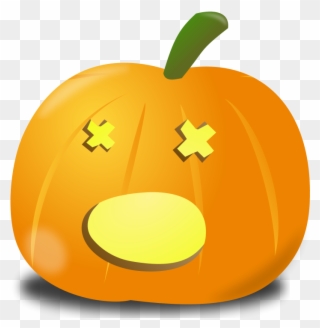 Free Clipart - Calabaza Lobo - Png Download