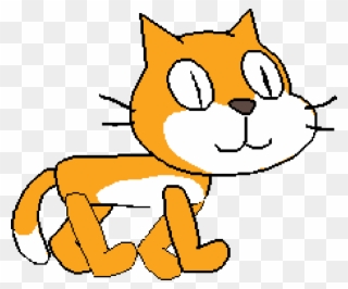 Scratches Clipart Sprite - Scratch Cat Sprites - Png Download