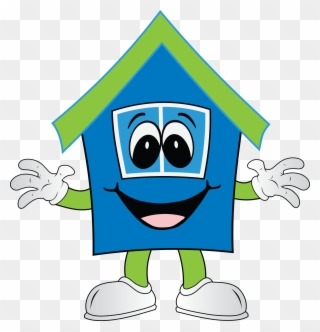 Smileys Clipart House - Happy House Clip Art - Png Download