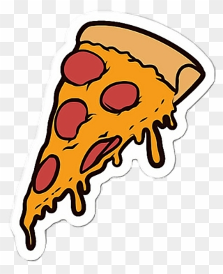 Pizza Sticker - Emoji De Pizza Png Clipart