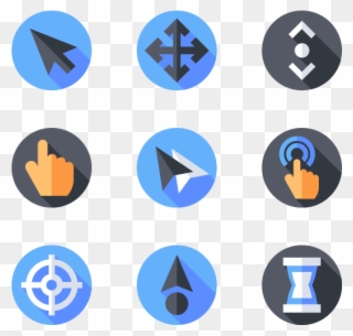 Selection And Cursors - Google Suite Icons Clipart