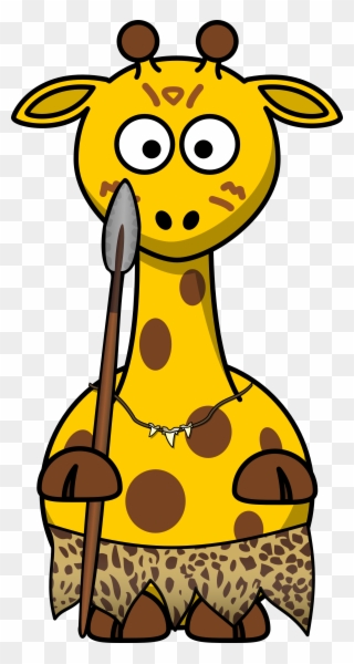 Giraffe Wild 1969px 642 - Cartoon Animals Clipart - Png Download