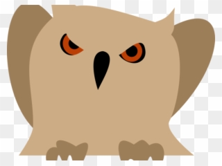 Snowy Owl Clipart Clip Art - Angry Owl Clip Art - Png Download