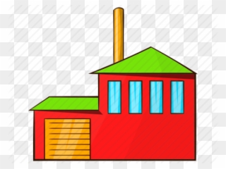 Building Clipart Factory - Cartoon Factories - Png Download