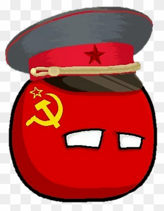 Sovietunionball Sticker - Ussr Countryball Clipart