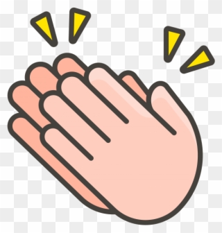 Clapping Hands Emoji - Animation Clapping Clipart - Png Download