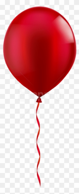 Free Png Single Red Balloon Png Images Transparent - Red Balloon Transparent Background Clipart