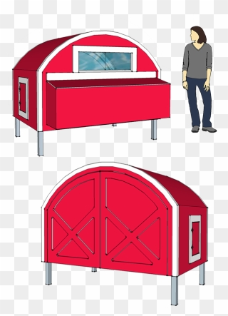 Chicken Coop - - Sketchup Person Clipart