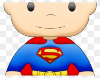 Superman Clipart Cartoony - Superman Bebe - Png Download