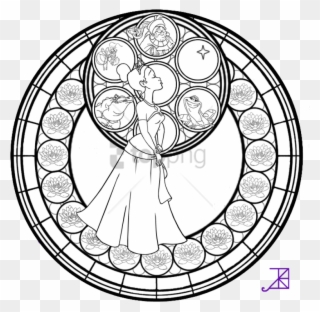 Free Png Disney Mandala Coloring Pages Png Image With - Disney Mandala Coloring Pages Clipart