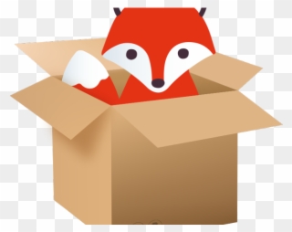 Cool Clipart Fox - Box With A Fox - Png Download
