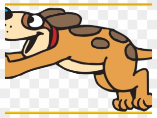 Bug Clipart Fat - Dog Jumping Cartoon Png Transparent Png