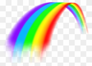 Free Download These Rainbow Clip Art - Rainbow With Transparent Background - Png Download