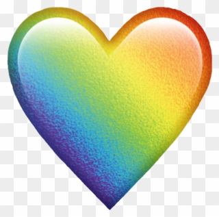 Rainbowheart Sticker - Heart Emoji Different Colors Clipart