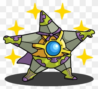 Clipart Mod Red Star - Staryu Shiny - Png Download