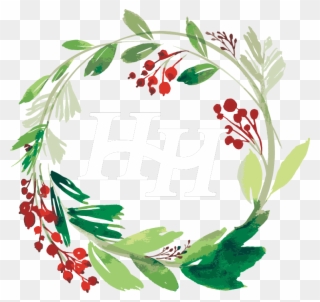 Holly Clipart Holly Bush - Christmas Clipart Watercolor Free - Png Download