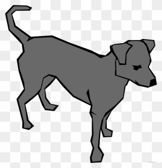 Dog Huge Animal Free Black White Clipart Images Clipartblack - Clip Art Dog - Png Download