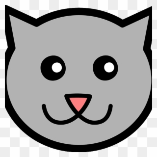 Kitten Face Clipart - Png Download