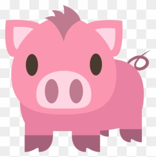 Emoji Pig Clip Art - Pig With Heart Eyes - Png Download