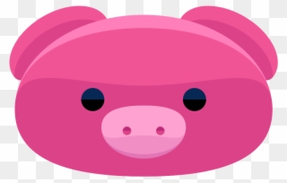 Imgly Sticker Emoticons Pig - Domestic Pig Clipart