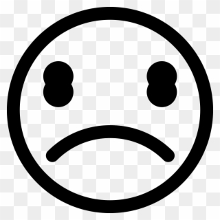 Cry Face Comments - Smiling Face Outline Png Clipart