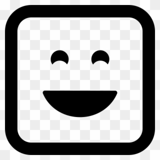 Png File - Square Smiley Face Logo Clipart
