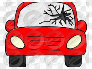 Tires Clipart Broken - Broken Car Window Clipart - Png Download
