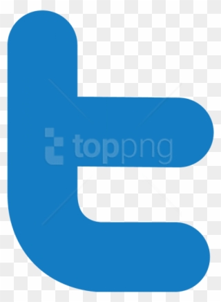 Free Png Twitter First Letter Text Png Png - Twitter Logo Png Clipart