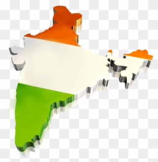 India Map Png Photo - 3d Map Of India Clipart
