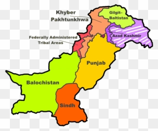 Pakistan Map Png Image - Map Of Pakistan 2019 Clipart