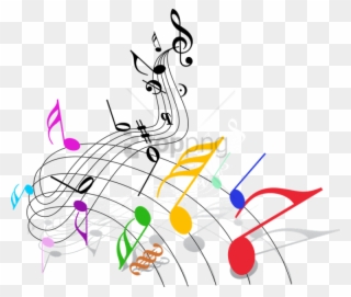 Free Png Download Music Notes Border Png Png Images - Colorful Music Notes Png Clipart