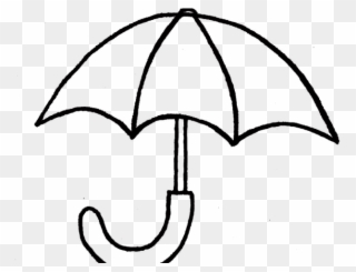 Drawn Umbrella Cliparts - Umbrella Drawing Png Transparent Png