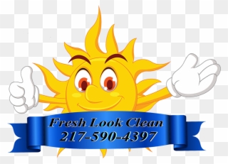 Champaign Professional Office Cleaning Services - Sun Funny Clipart