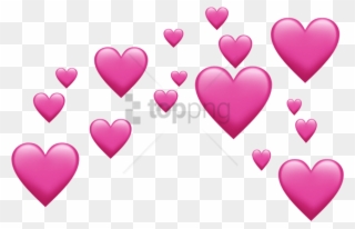 Free Png Pink Emoji Hearts Png Image With Transparent - Heart Emojis Transparent Background Clipart
