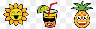 2181 X 882 5 - Summer Emoji Clipart