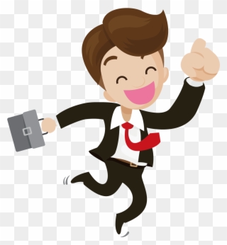 Businessperson Illustration Happy People Ⓒ - Happy Business People Clipart - Png Download