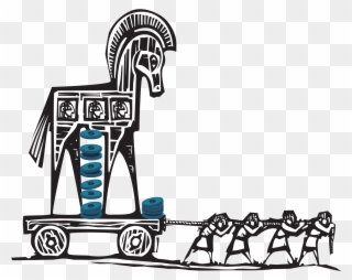 Amark A Trojan Horse For Crypto Adoption - Cartoon Trojan Horse Clipart