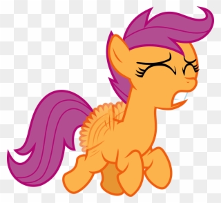 4347 X 4000 2 - Mlp Scootaloo Flying Clipart