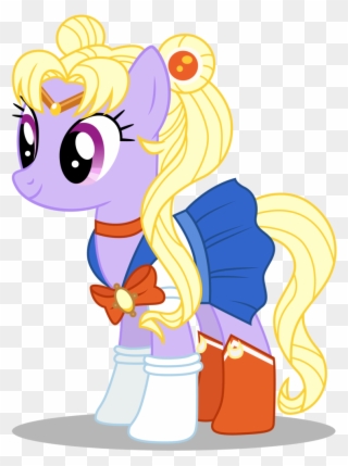 Ponytail Clipart Pony Tail - Sailor Moon Ponies - Png Download