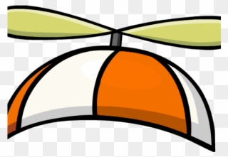 Beanie Clipart Orange Hat - Propeller Hat Transparent Background - Png Download