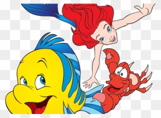 Little Mermaid Digital Scrapbooking Pack - Ariel The Little Mermaid Sebastian Clipart