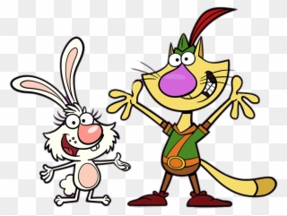 Nature Cat Fred And Daisy Clipart
