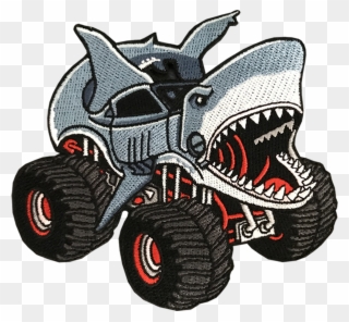 Shark Gzila Designs - Monster Truck Clipart