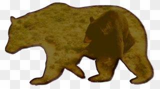 Black Bear Ranch - Bear Stencil Clipart