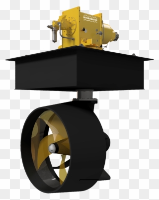 Well Mounted Azimuth Thrusters - Construction Equipment Clipart