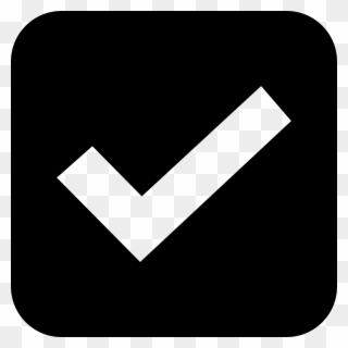 Checkbox Icon Png - Check Box Icon White Clipart